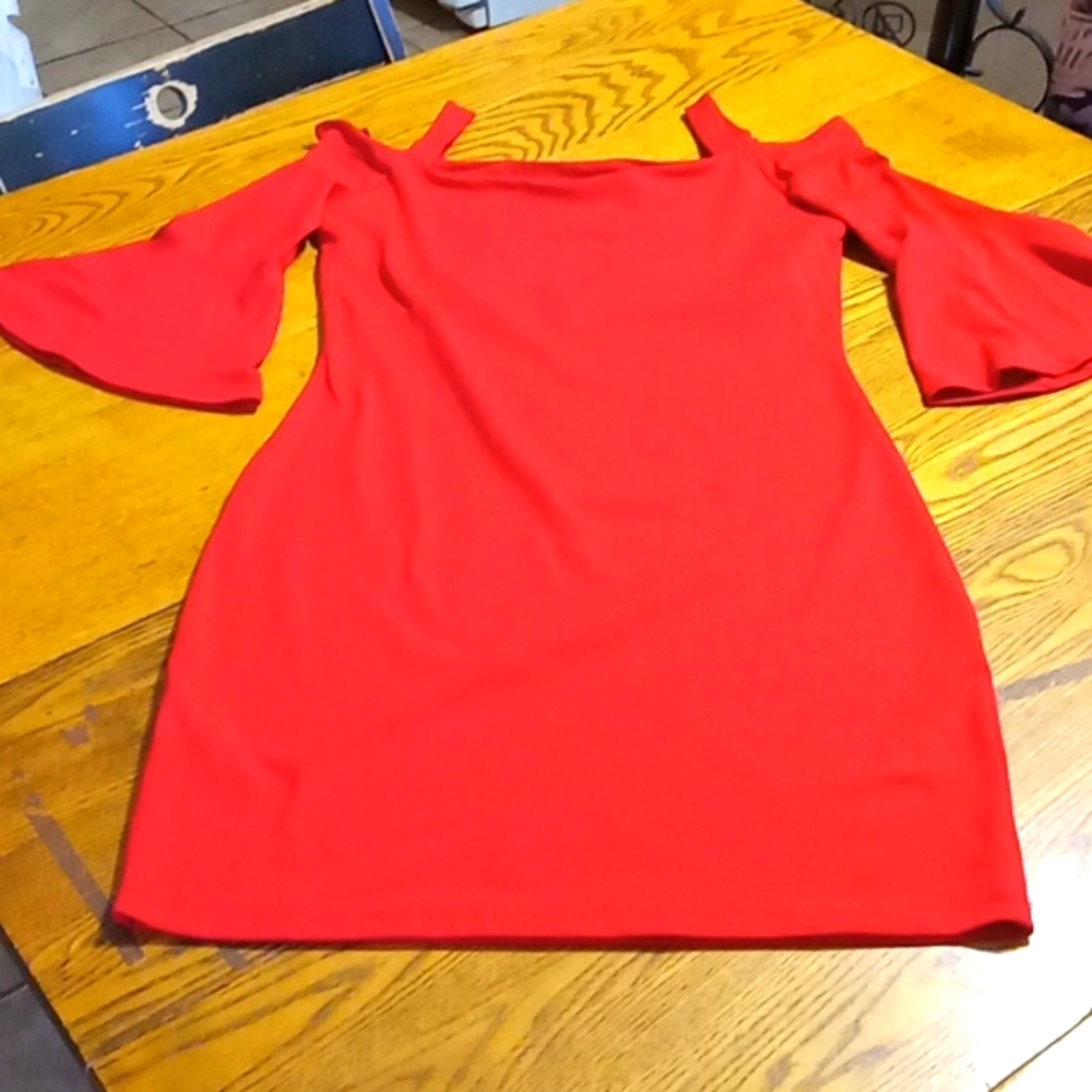 SUSANA MONACO Womens  Dress LARGE NEW RED Cocktail Party Pepper Eleanora
